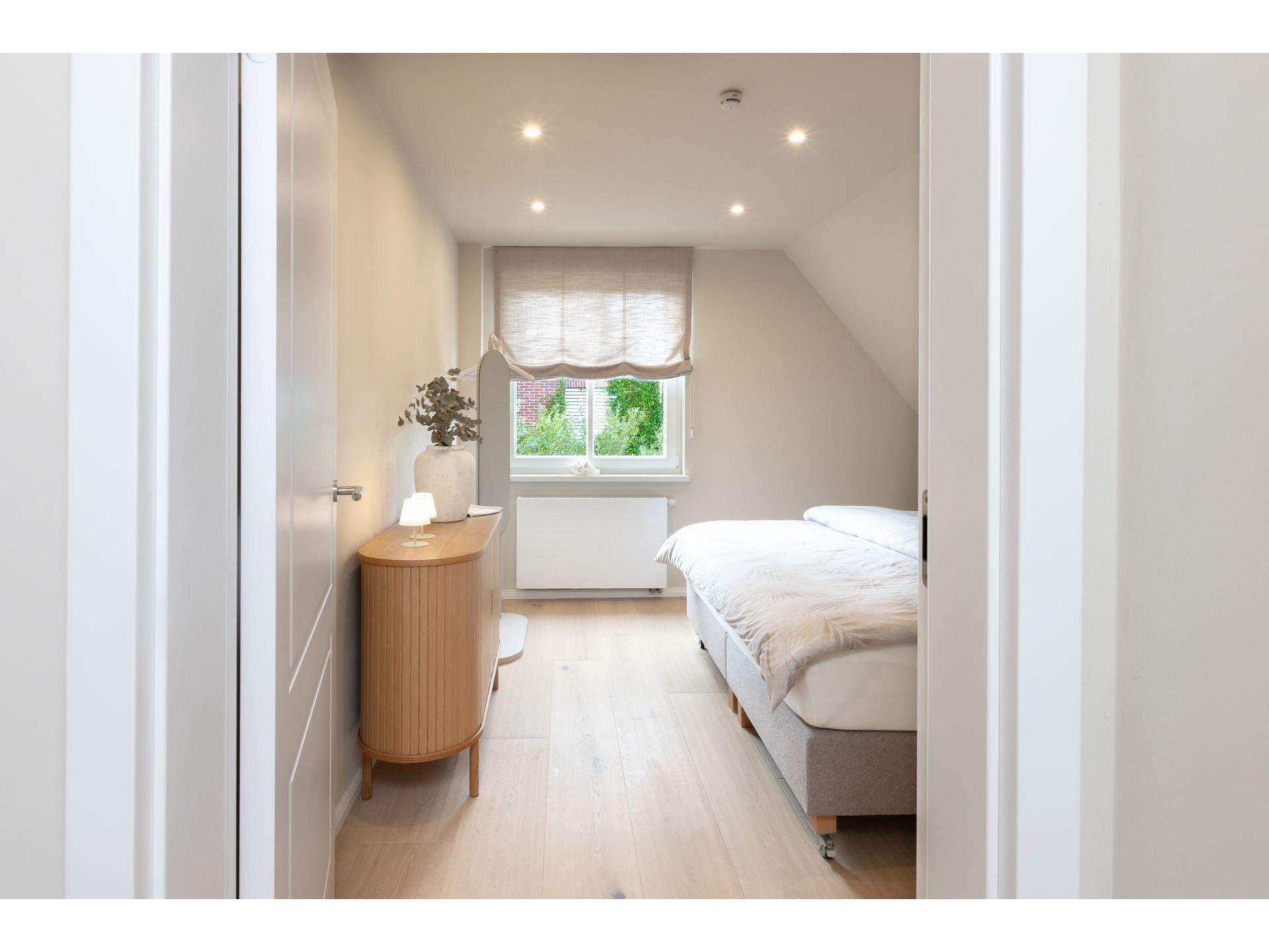 Blick ins Schlafzimmer